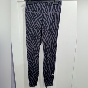 Fun Purple Leopard Nike Dri-Fit Leggings